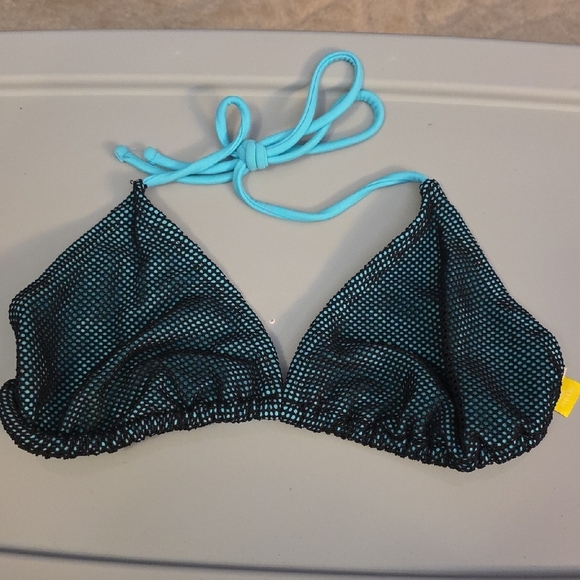 No Boundaries Other - (J29) Blue and Black Bikini Swim Top
